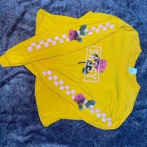 Long sleeve crop top